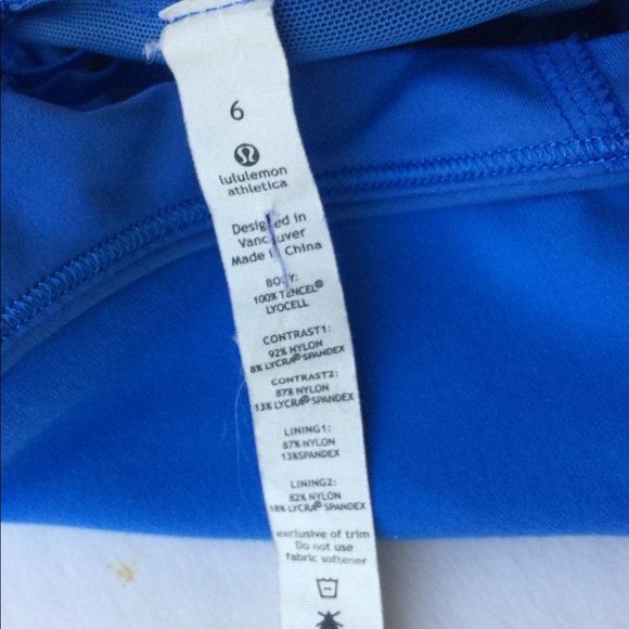 Lululemon Sz 6 Flowy periwinkle yoga tank top - Picture 4 of 6